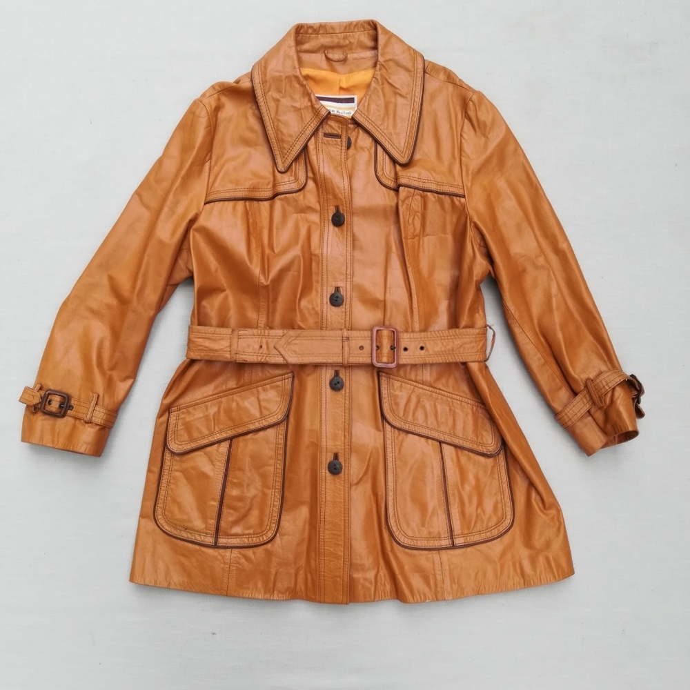 Vintage Leather Coat